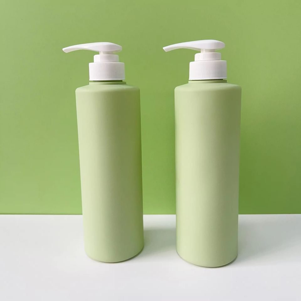 500ml HDPE Plastic Cosmetics Portable Bottle Shampoo Clear Shampoo Container Plastic Bottle