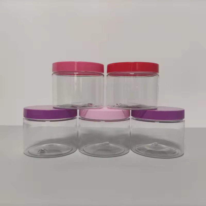 Wholesale Cosmetic Packaging 100ml 150ml 200ml 300ml 500ml Plastic Cosmetic Packaging With Custom Colored Matte Plastic Cap