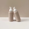 Empty Plastic Foam Soap Pump Bottle 200ml HDPE Plastic Face Wash Mousse Foam Pump Bottle