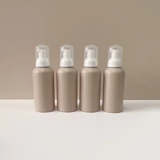 Empty Plastic Foam Soap Pump Bottle 200ml HDPE Plastic Face Wash Mousse Foam Pump Bottle