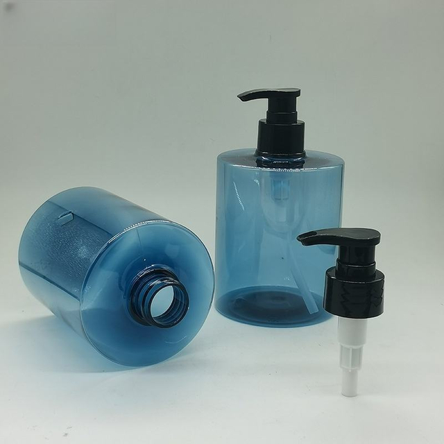 Custom Luxury 300ml 500ml PET Plastic Pump Bottle Shampoo Shower Gel Body Wash Bottle