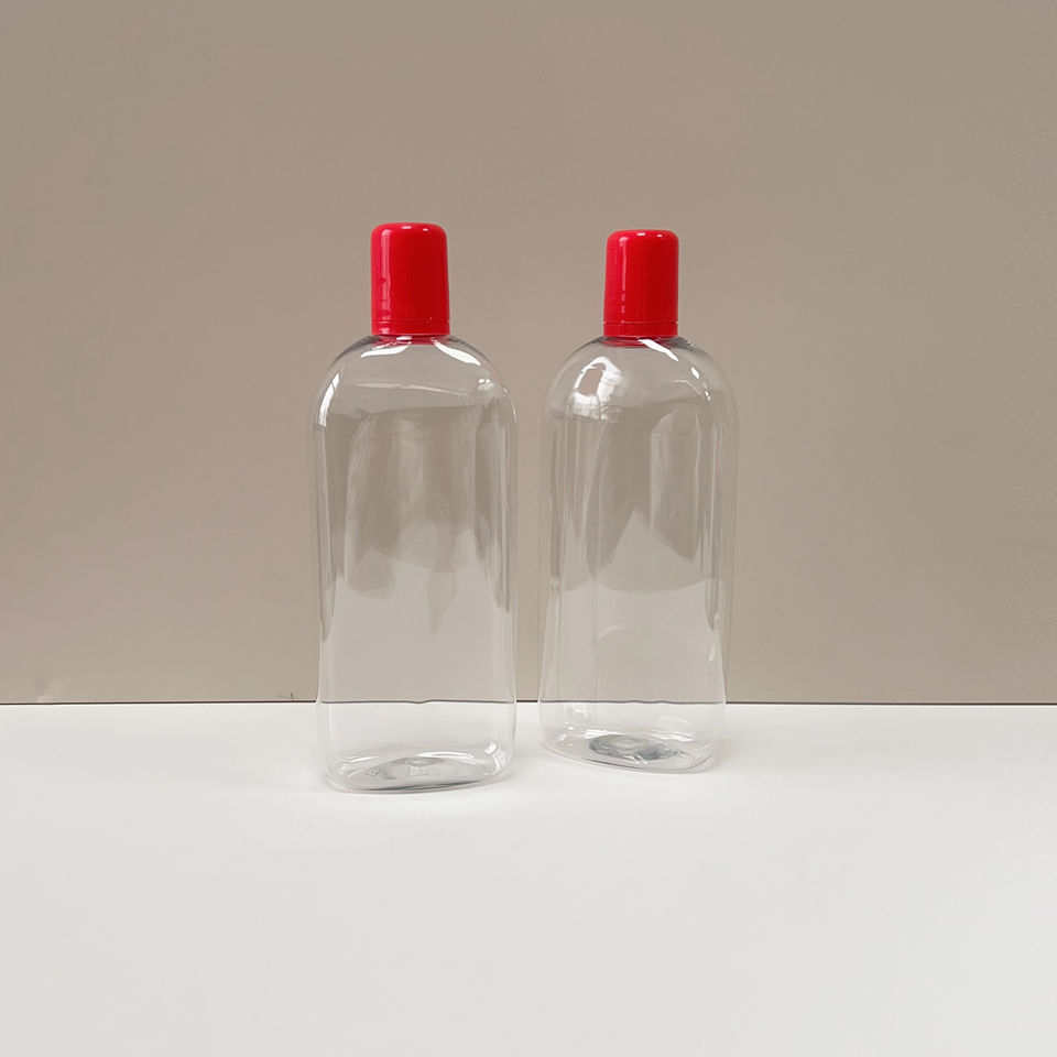 Custom Empty 400ml Pet Transparent Shampoo Body Wash Cosmetic Packaging Plastic Bottle