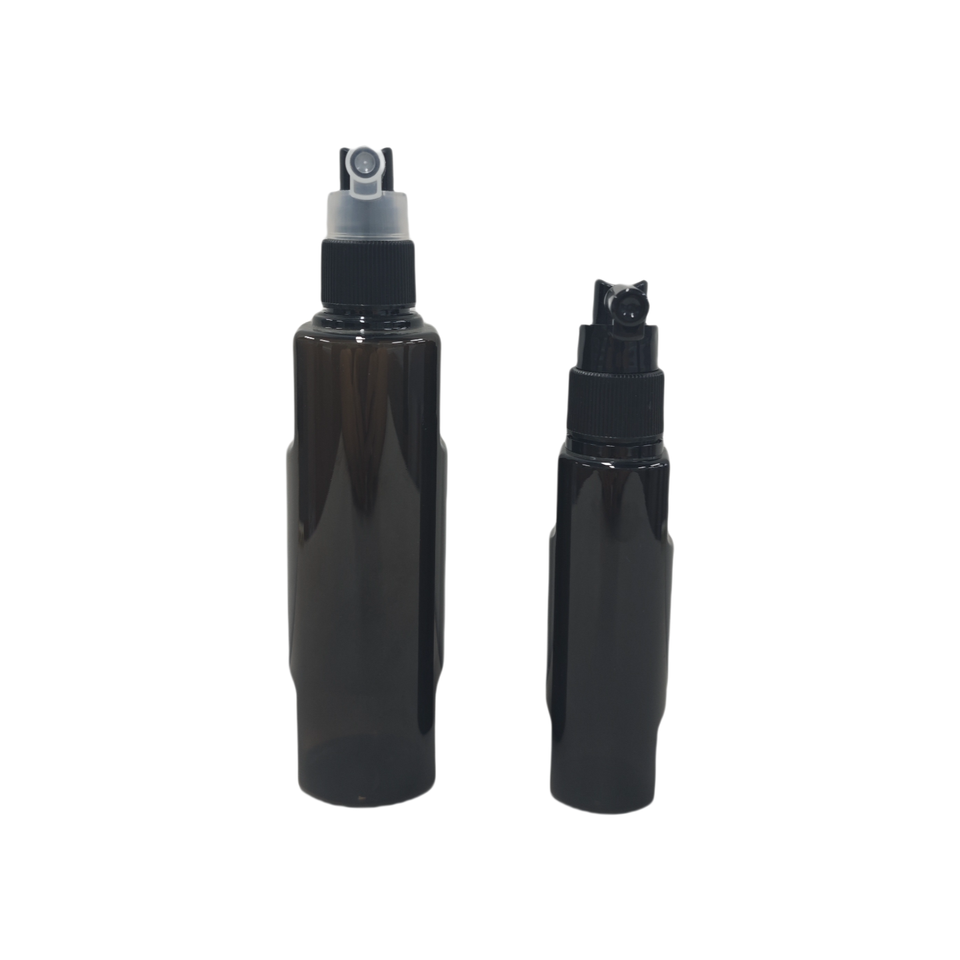 Luxury 60ml 160ml Petg Thick Walled Essential Oil Plastic Bottle With Sprayer