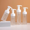 30ml 50ml 100ml 150ml 200ml 250ml PET Cosmetic Liquid Soap Dispenser With Foam Pump Bottle