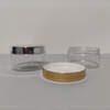 50ml 100ml 150ml 200ml 2oz 4oz 8oz 12oz 16oz Round Food Grade Plastic Jar clear Pet Plastic Cream Jar With Plastic Lids