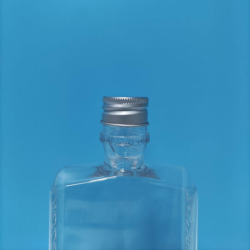 10oz Plastic Wine Bottle Portable Travel Luxury Petg Plastic Bottle With Aluminum Top Cap