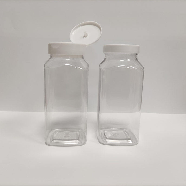 Larger Image Add to Compare Share 500ml PET Plastic Square Bottle Wide Mouth Luxury Cosmetic Packaging Bottles
