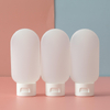 60ml HDPE Body Lotion Facial Cleanser Bottle Soft Material Bottle Sub-bottling Soft Touch Bottle