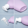 550ML 800ML HDPE Shampoo Shower Gel Plastic Container Custom Luxury Bottles Soft Touch Bottles