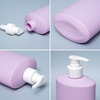 Luxury 500ML 750Ml HDPE Shampoo Plastic Bottle With Soft Touch