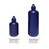 Wholesale Empty Blue 50ml 100ml 250ml HDPE Plastic Dropper Bottle Hair Dye to Remove Paint Ink Pigment Extrusion Bottle