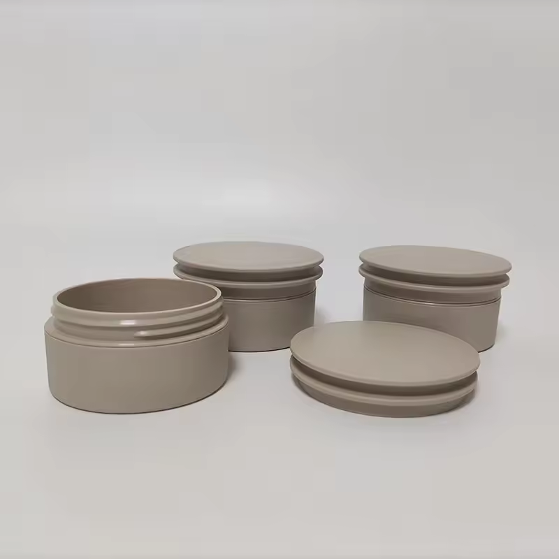 Deluxe Wholesale 60ml PP Plastic Round Skin Cream Jar Skin Care Body Scrub Cosmetic Container