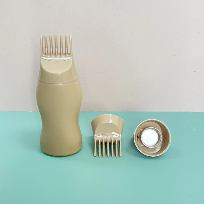 Factory Direct Sales of a Variety of Capacity 170ml 180ml 240ml 300ml Hdpe Hair Essential Oil Comb Bottle