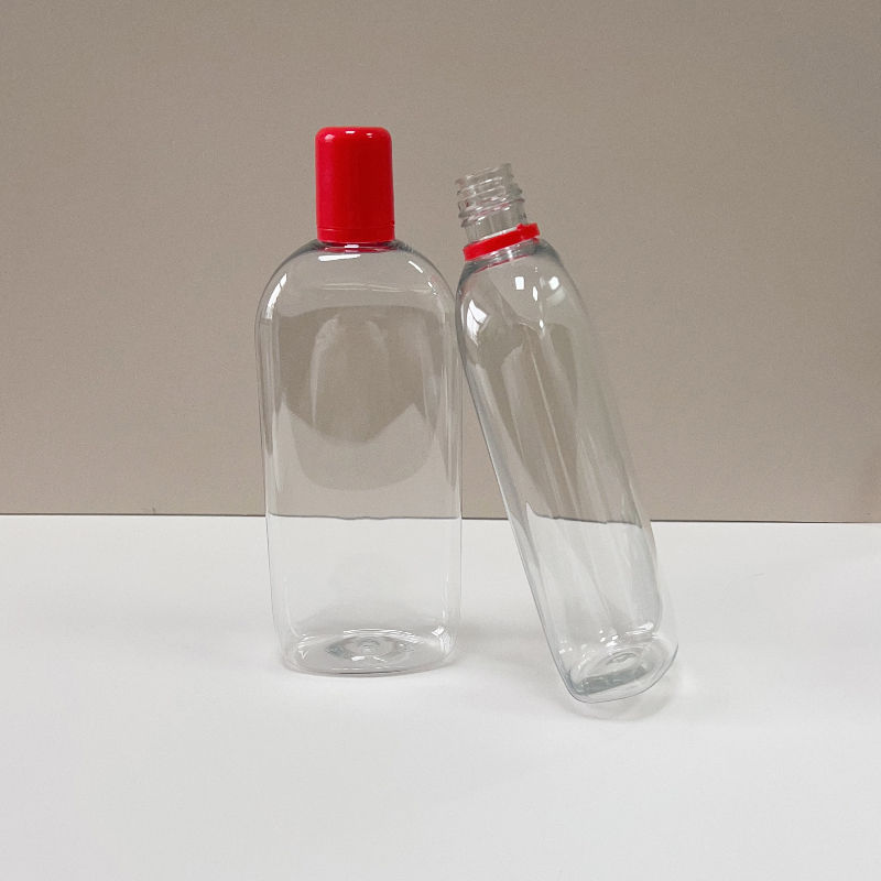 Custom Empty 400ml Pet Transparent Shampoo Body Wash Cosmetic Packaging Plastic Bottle