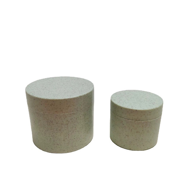 New Style Empty Customized Degradable Wheat Straw Cream Jar 240G 300G Cosmetic Body Lotion Container