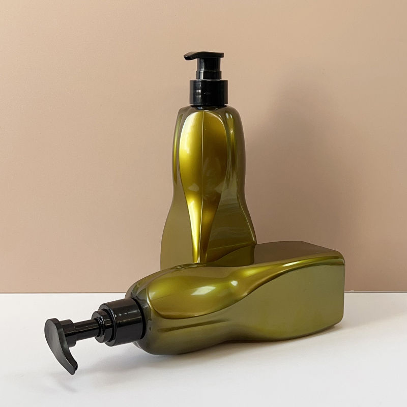 Factory 300ml 480ml PET Shampoo Container Liquid Plastic Emulsion Bottle