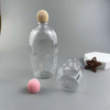 Custom Luxury 300ml 500ml PET Plastic Bottle Shampoo Shower Gel Body Wash Bottle With Unique Screw