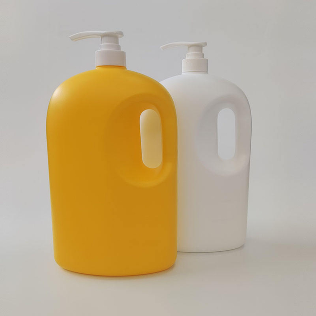 Large Volume 2000ml Wash Protective Bottle Hdpe Press Lotion Bottle Shower Gel Shampoo Bottle
