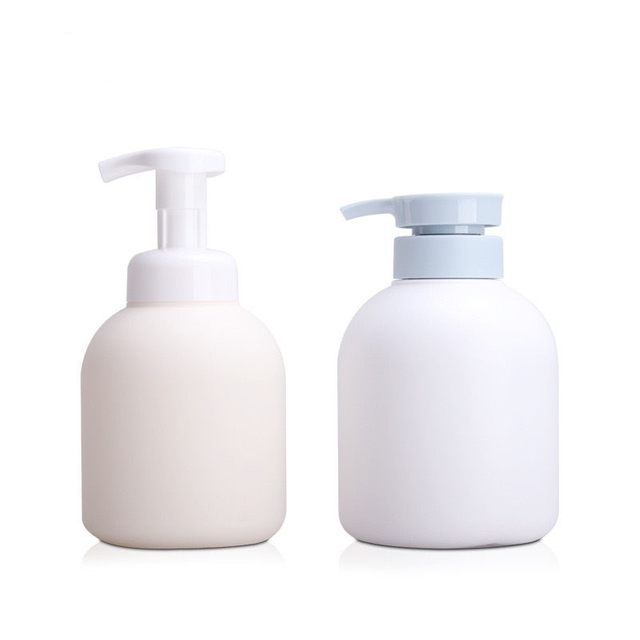 Hand Sanitizer Packaging 100ml to 500ml PET Plastic Hand Sanitizer Soap Dispenser Cleanser Flower Foam Pump Bottle