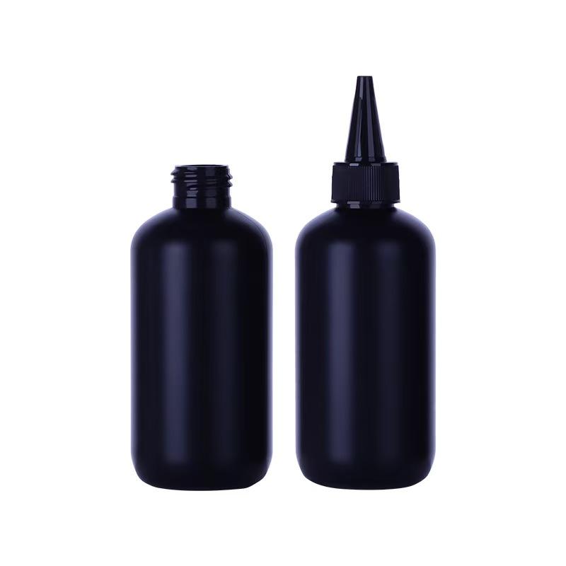 Promotion 30-1000ml Round Deluxe Empty HDPE Plastic Toner Skin Care Lotion Bottle Easy to Squeeze Soft Touch