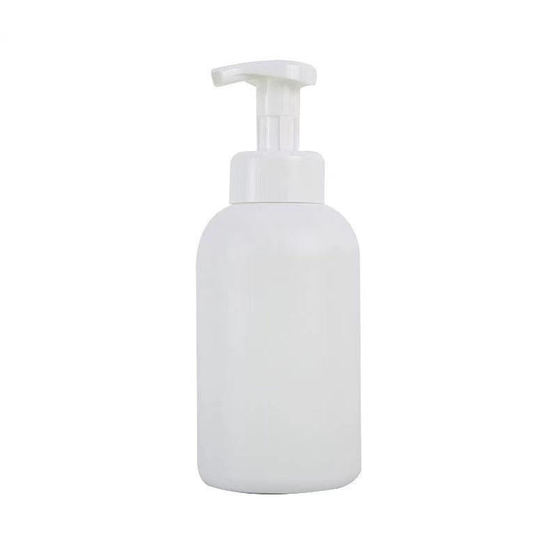Support Custom Plastic HDPE 300ml 500ml Shampoo Shower Gel Foam Bottle Soft Touch