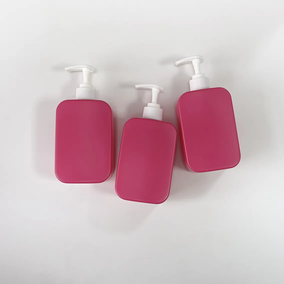 450ml HDPE Shampoo Packaging Plastic Recycling Lotion Pump Shampoo Cosmetic Lotion Bottle Hand Sanitizer Bottle
