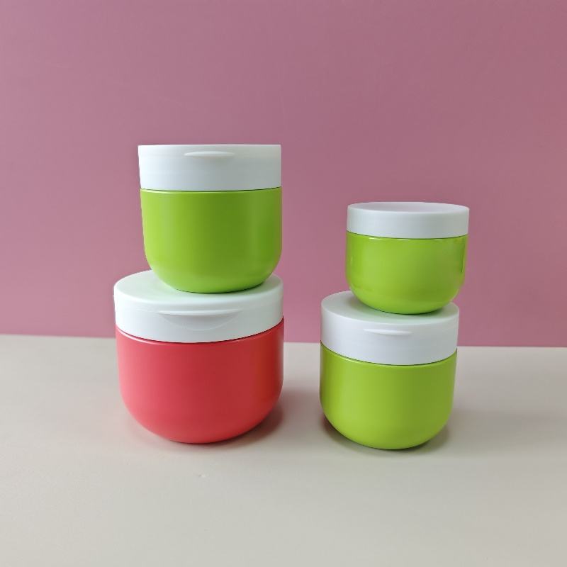 New Empty 3oz 6oz 12oz PET Plastic Cream Jar Cosmetics Jar Face Cream Skin Care Container