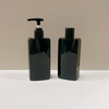 Wholesale Rectangular Pet Empty Cosmetic Plastic Emulsion Pump Bottle 250ml Shampoo
