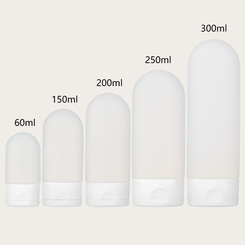 60ML 150ML 200ML 250ML 300ML HDPE Empty Cosmetic Plastic Hose Hand Cream Tube Packaging