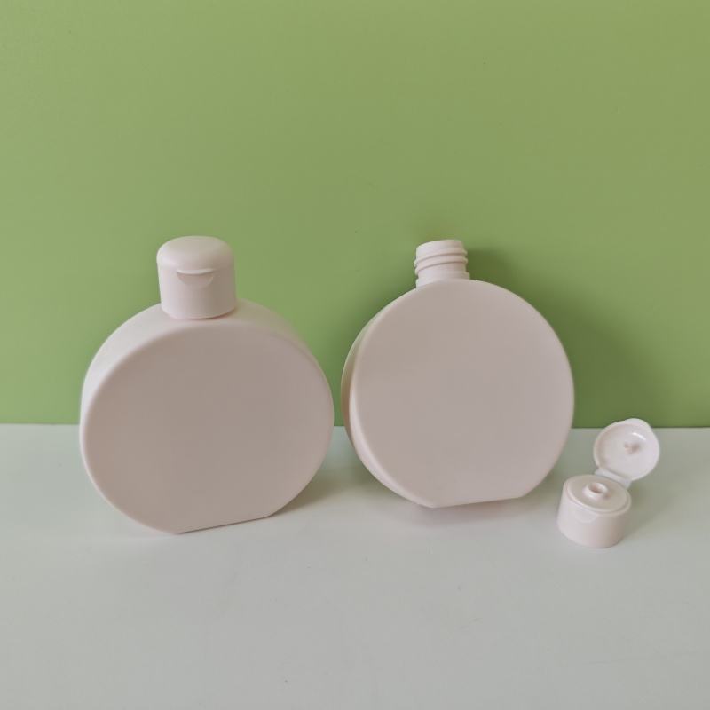 100ml HDPE Cosmetics Packaging Soft Touch Squeeze Bottle Shower Gel Bottle With Flip Cap for Travel Size