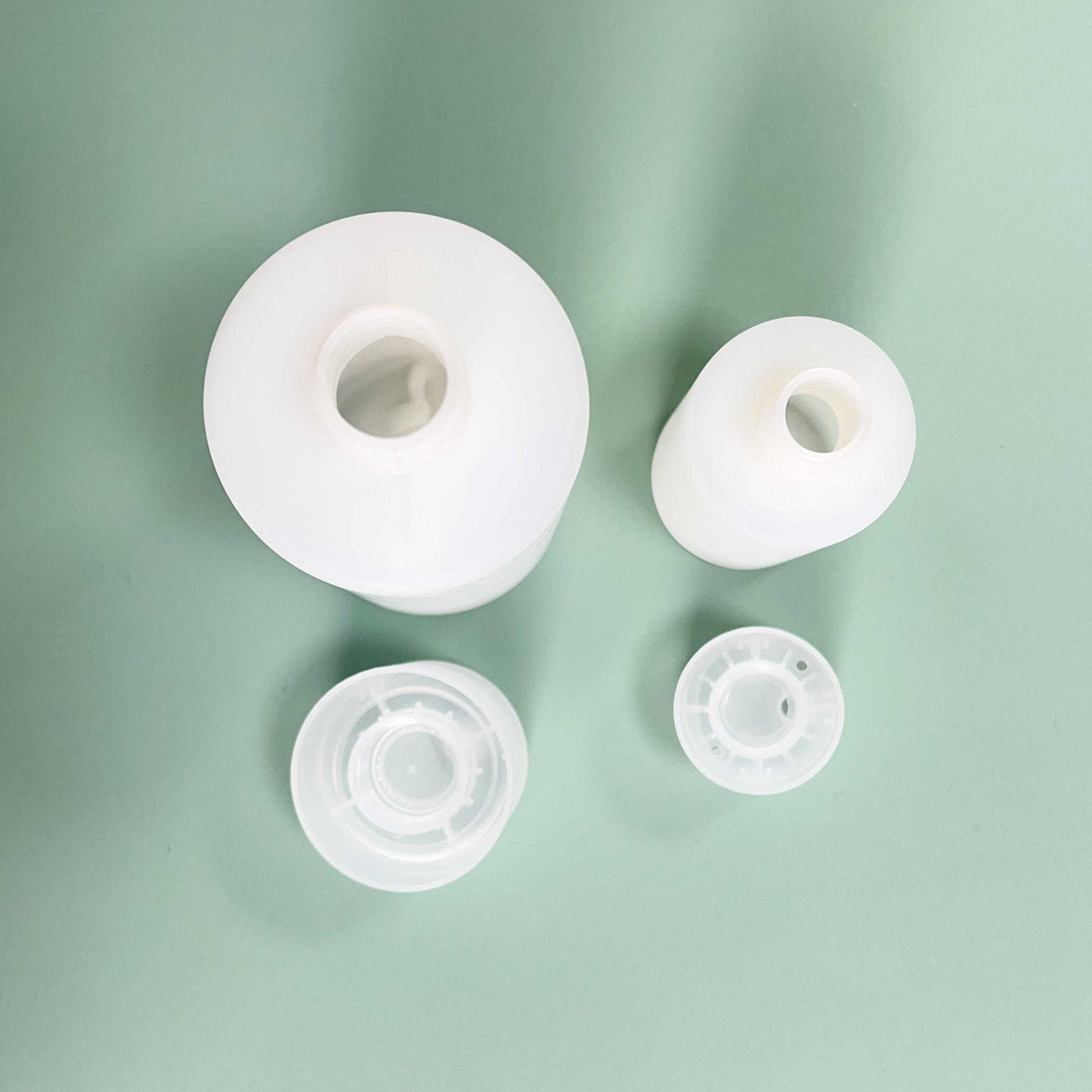 90ml 300ml 500ml Hdpe Cosmetic Shampoo Facial Cleanser Plastic Bottle With Soft Touch