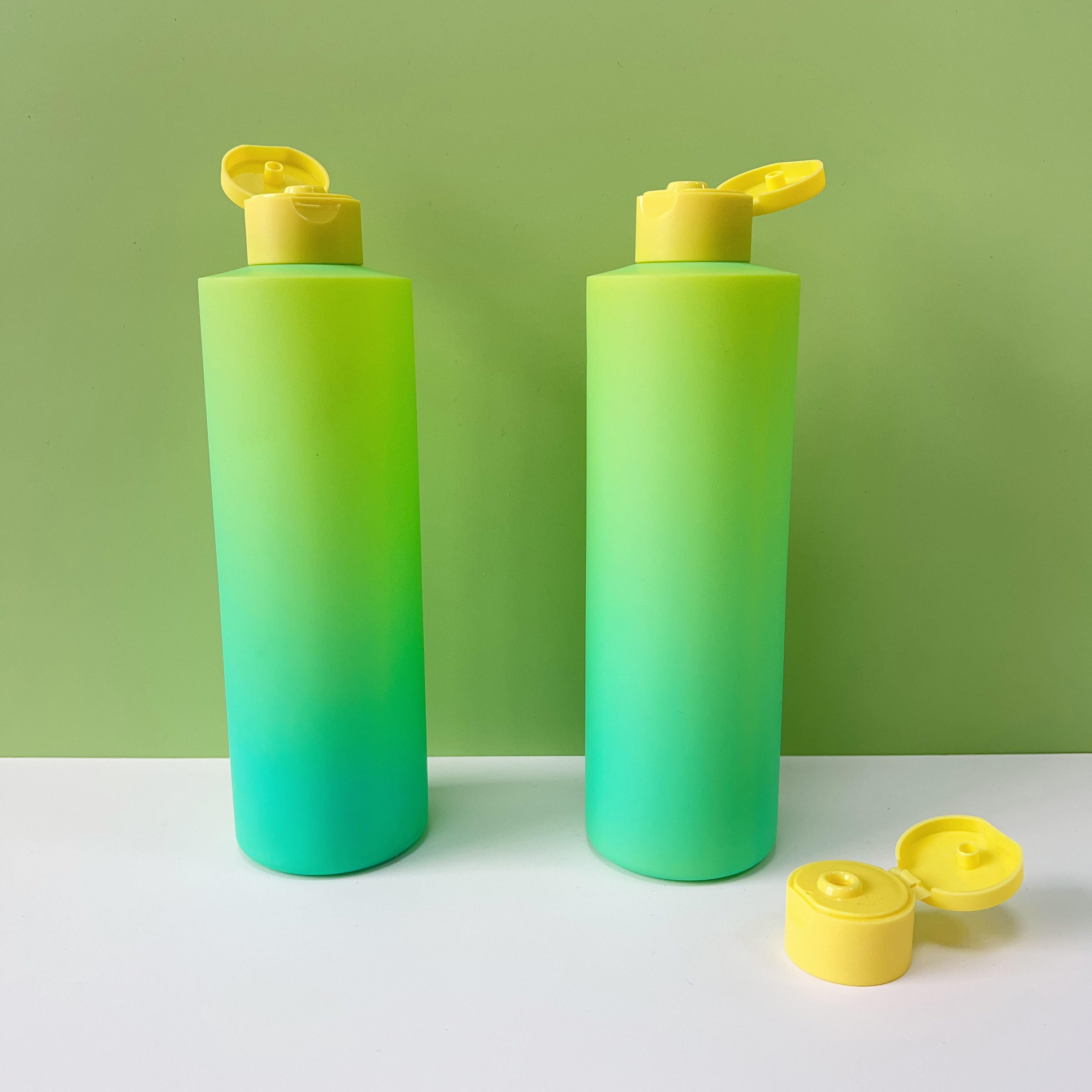 Deluxe HDPE 415ML High Material Color Bright and Colorful for Body Serum Shampoo Hair Skin Care Sho Plastic Body Wash Bottle