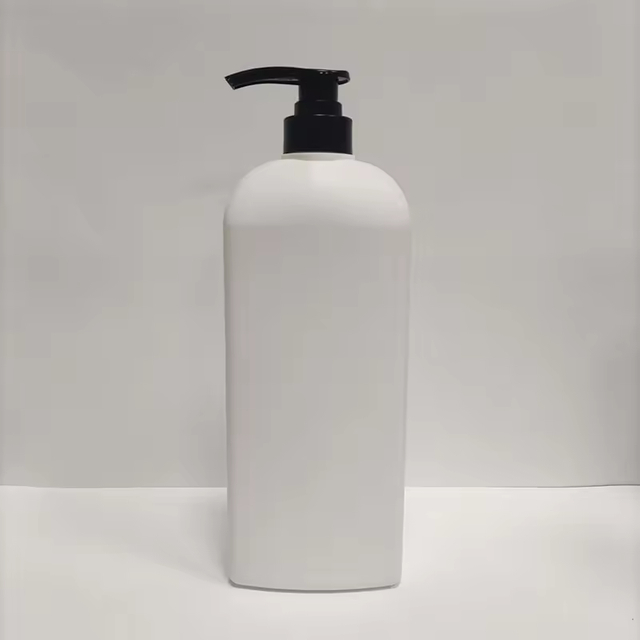 Empty Body Wash Lotion Shower Gel Press Bottle 1000ml Black Pump HDPE Shampoo Plastic Bottle