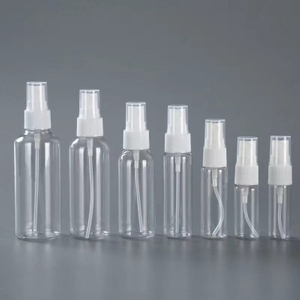 Factory Outlet 5ml 10ml 30ml 50ml 60ml 100ml Pet Spray Bottle Face Mist Clear Plastic Chloroform Spray Bottle
