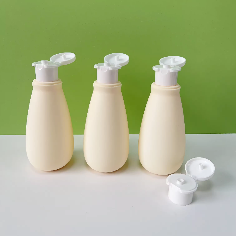200ml Shower Gel HDPE Plastic Cosmetic Bottle Packaging Bottle Soft Touch