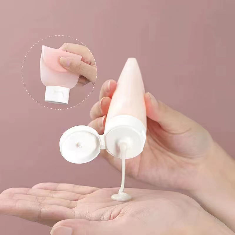 60ml Custom Color Squeeze Plastic Soft Tube Facial Cleansing Cream Travel Set Cosmetic Packaging
