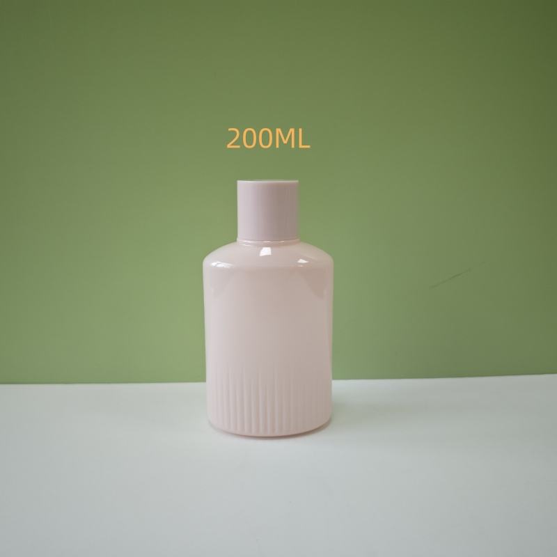 200ml Personal Care Lotion Packaging Bottle Pet Flat Extruded Plastic Bottle Shampoo Body Lotion Bottle
