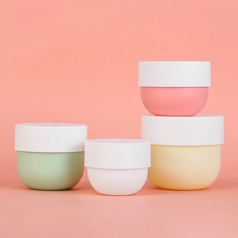 30g 50g 80g 150g 200g 250g 280g 300g 500g Custom Body Cream Containers Packaging Plastic Bowl Shape Cosmetic Jar