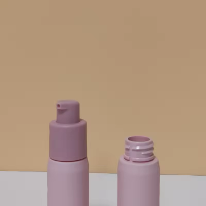 Luxury 20ml 30ml PET Lotion Pump Bottles Cosmetic Facial Cleanser Pump Bottle