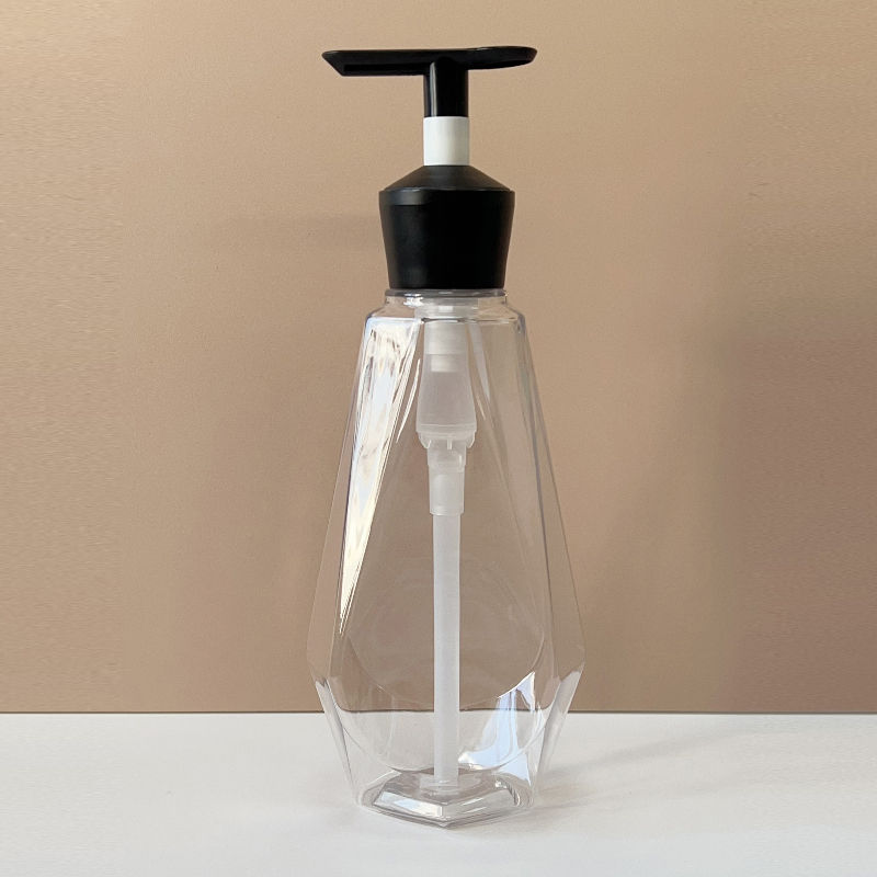 Factory Supplies 500ml Pet Empty Hand Shampoo Lotion Dispenser Plastic Bottle