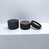 60g Matte Black Cosmetic Jar Packaging With Box Empty Face Mask Packaging Cosmetic Double Deck 2oz Jar