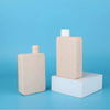 100ml Eco-friendly square Wheat Straw HDPE Biodegradable Squeeze Bottle for Lotion