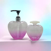 Luxury 50ml 200ml 380ml 500ml Petg Shampoo Shower Wash Cosmetic Packaging Plastic Heart-shaped Bottle