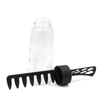 Factory Direct Sales 300ml PET Hair Essential Oil Comb Bottle Plastic Bottle With Comb