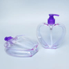 50ml 200ml 380ml 500ml Petg Shampoo Shower Gel Cosmetic Packaging Heart Shaped Plastic Bottle