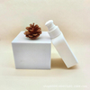 High Quality Flat Square Shape Solid White Plastic Pump Bottles 100ml 200ml Shower Gel Hair Shampoo Bottle