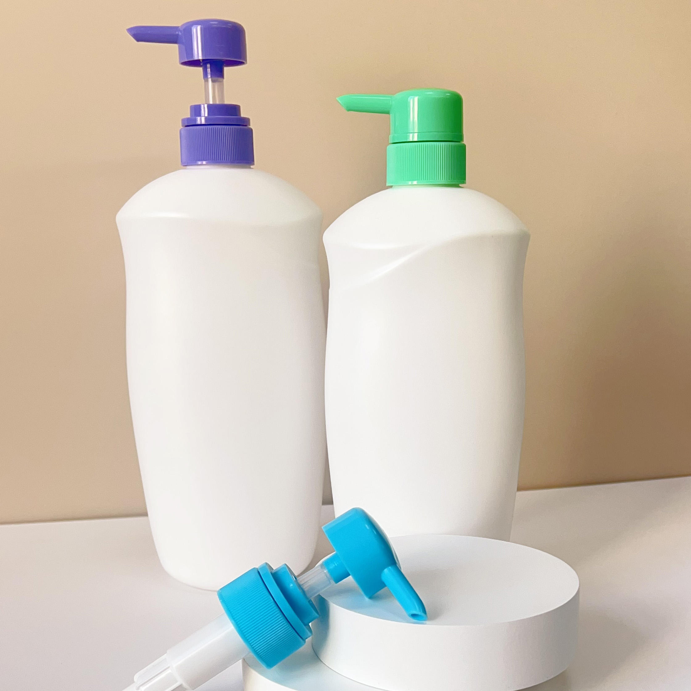 Factory Supply Large Capacity 800ml 1000ml 1380ml Hdpe Shampoo Body Wash Plastic Bottles