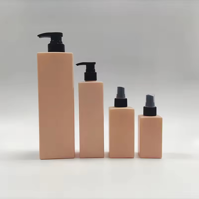 120/200/300/400/500/780/1000ml HDPE square Hand Lotion Shower Gel Press Body Lotion Bottle