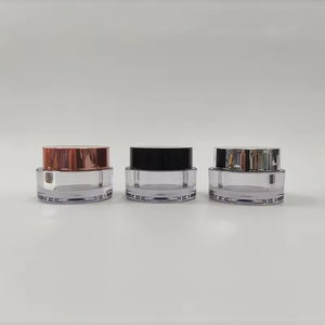 High Quality Thick Wall 50ml PETG Plastic Cream Jar Cosmetic Jar Cosmetic Body Lotion Plastic Jar