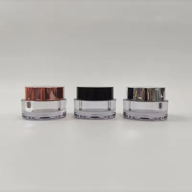 High Quality Thick Wall 50ml PETG Plastic Cream Jar Cosmetic Jar Cosmetic Body Lotion Plastic Jar